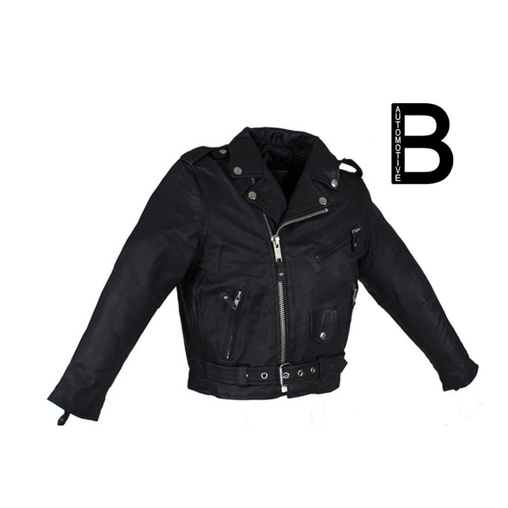Teens Leather Motorcycle Jacket